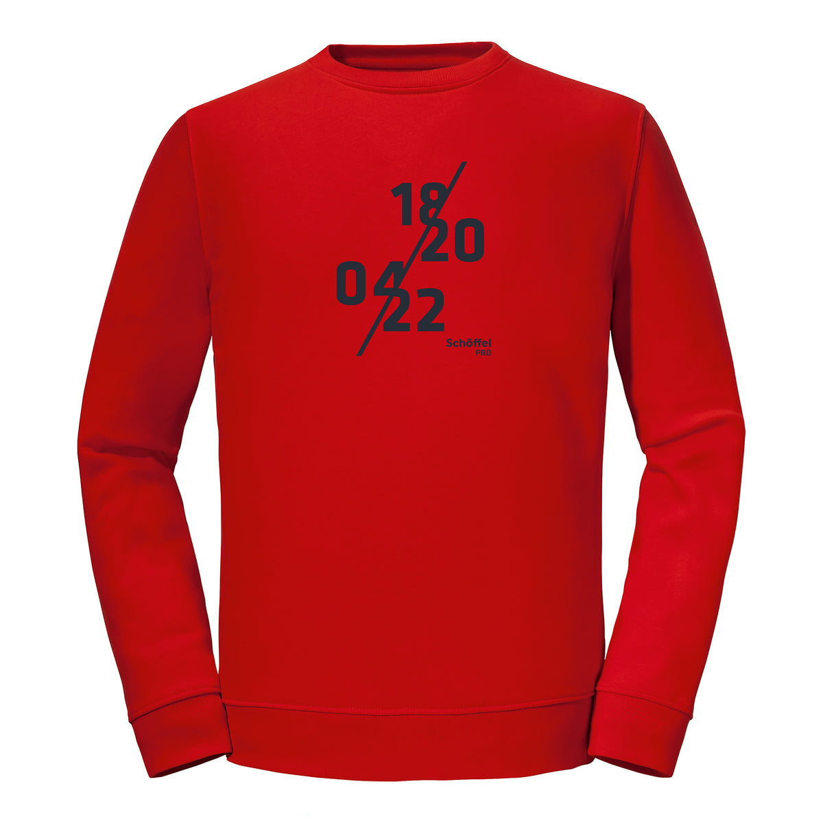 est. 2022 Sweatshirt Unisex Rot – Vorderansicht