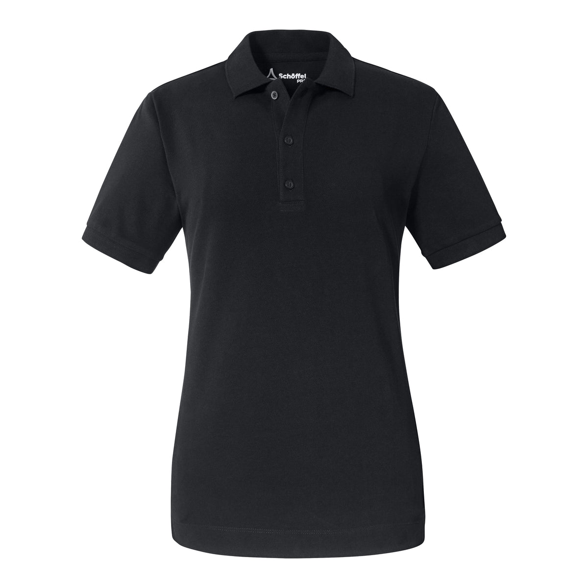 Lieblings Polo heavy WW Damen Schwarz – Vorderansicht