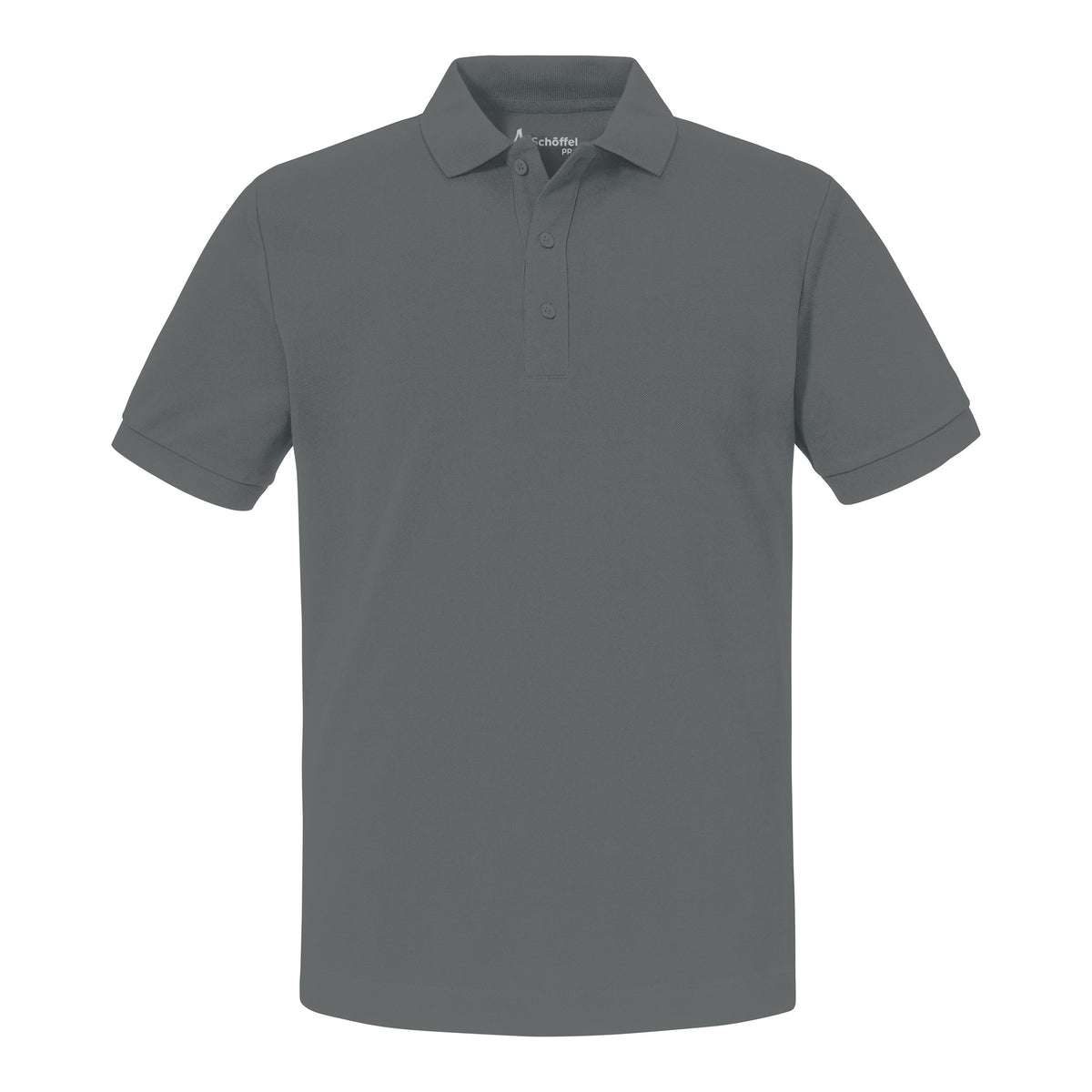Lieblings Polo heavy WW Herren Grau – Vorderansicht