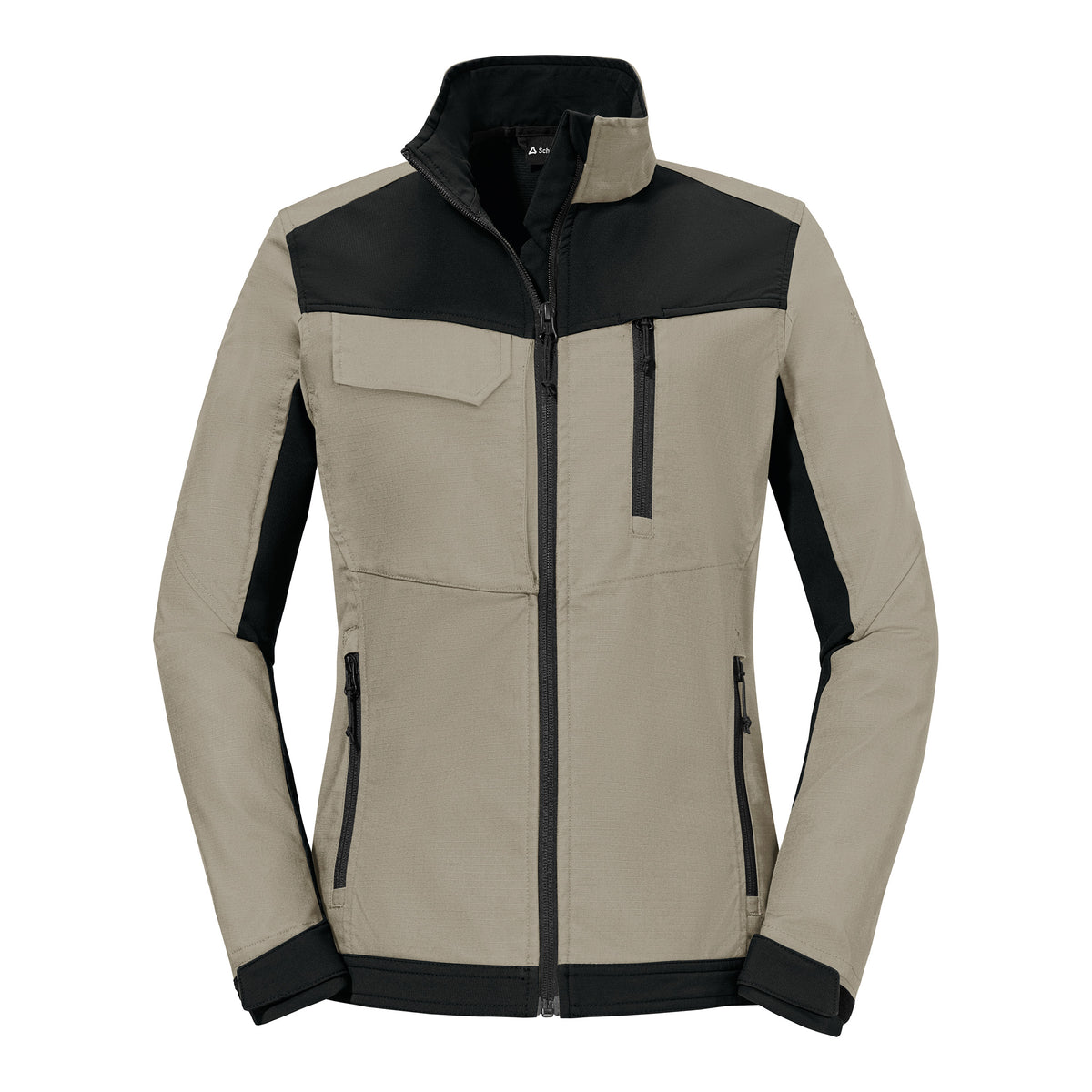 Meistermacher Jacke Damen Beige – Vorderansicht