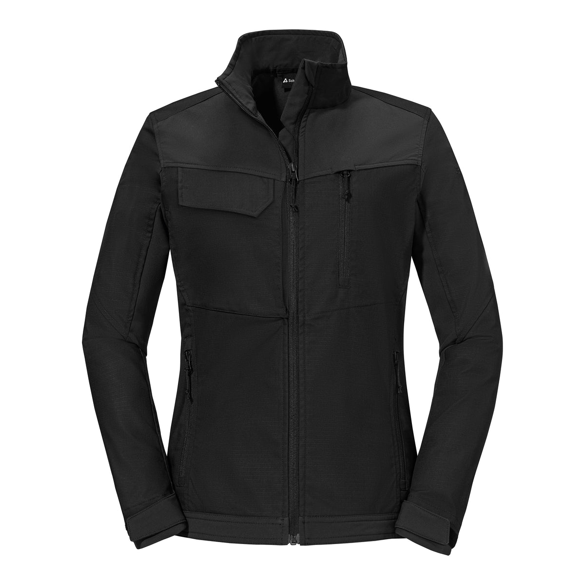 Meistermacher Jacke Damen Schwarz – Vorderansicht