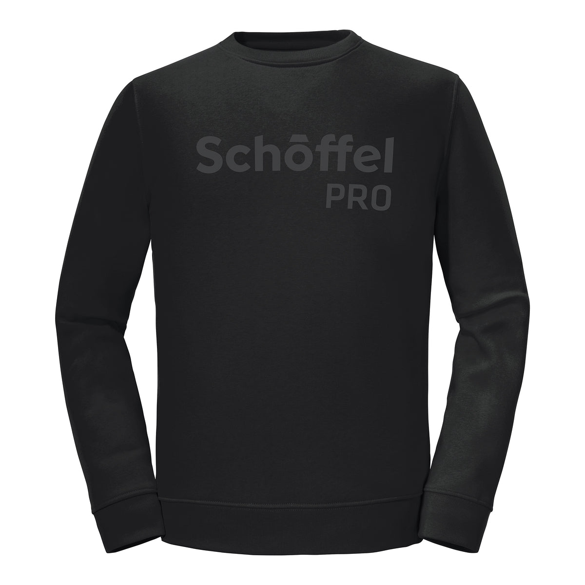 Signature Sweatshirt Unisex Schwarz – Vorderansicht