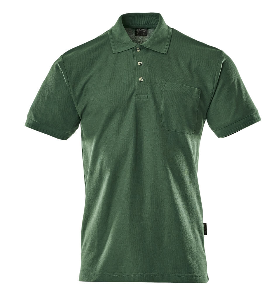 MASCOT® Borneo Polo-Shirt mit Brusttasche 00783-260 Grün
