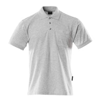 MASCOT® Borneo Polo-Shirt mit Brusttasche 00783-260 Grau-meliert