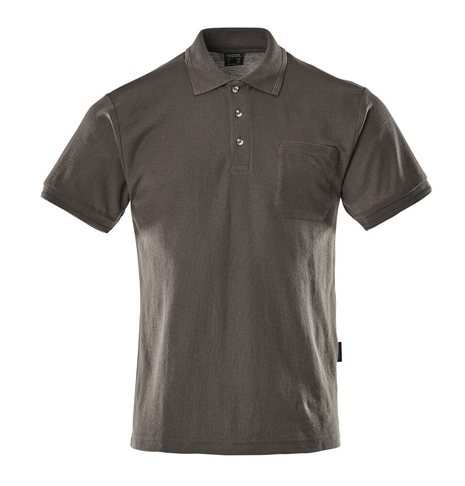 MASCOT® Borneo Polo-Shirt mit Brusttasche 00783-260 Dunkelanthrazit