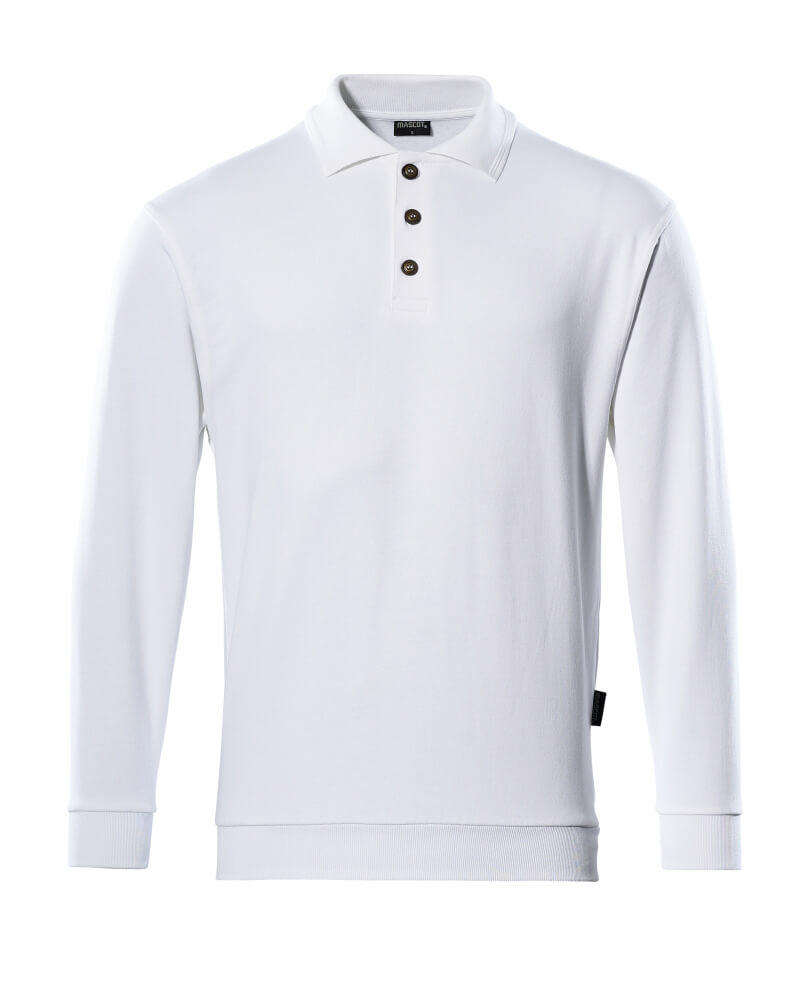 MASCOT® Trinidad Polo-Sweatshirt 00785-280 Weiß