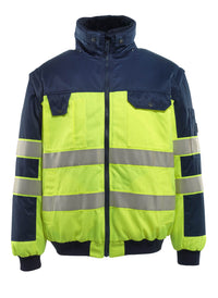 MASCOT® Livigno Pilotjacke 00920-660 Hi-vis Gelb/Marine