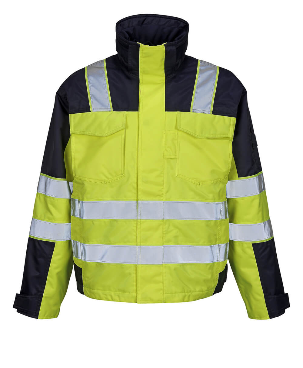 MASCOT® Genova Winterjacke 05023-880 Hi-vis Gelb/Marine
