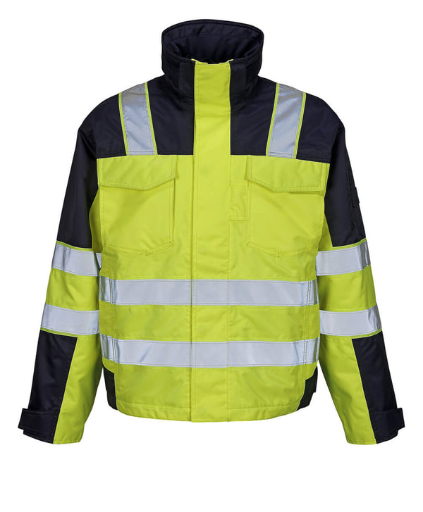 MASCOT® Genova Winterjacke 05023-880 Hi-vis Gelb/Marine