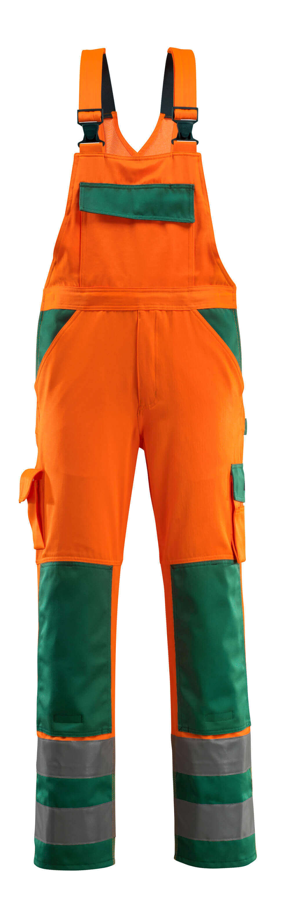 MASCOT® Barras Latzhose mit Knietaschen 07169-860 Hi-vis Orange/Grün