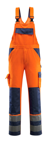 MASCOT® Barras Latzhose mit Knietaschen 07169-860 Hi-vis Orange/Marine
