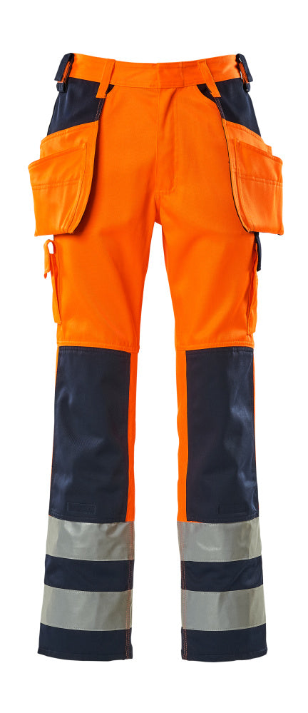 MASCOT® Almas Hose mit Hängetaschen 09131-860 Hi-vis Orange/Marine