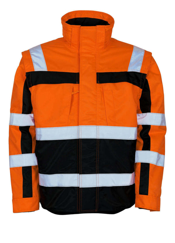 MASCOT® Loreto Winterjacke 09335-880 Hi-vis Orange/Marine