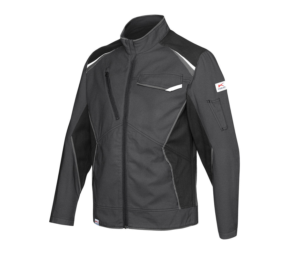 KÜBLER ICONIQ cotton Jacke 1140 1301 anthrazit/schwarz