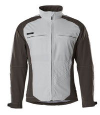 MASCOT® Dresden Softshelljacke 12002-149 Weiß/Dunkelanthrazit