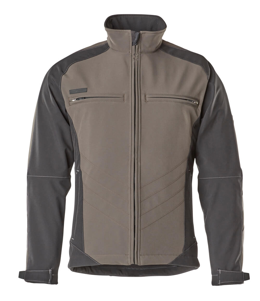 MASCOT® Dresden Softshelljacke 12002-149 Dunkelanthrazit/Schwarz