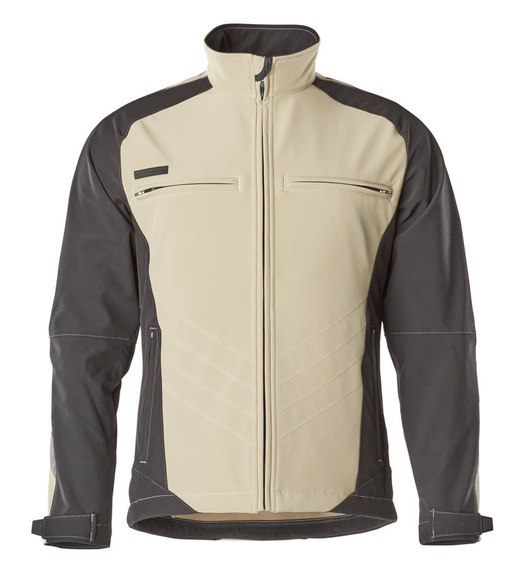 MASCOT® Dresden Softshelljacke 12002-149 Hellkhaki/Schwarz