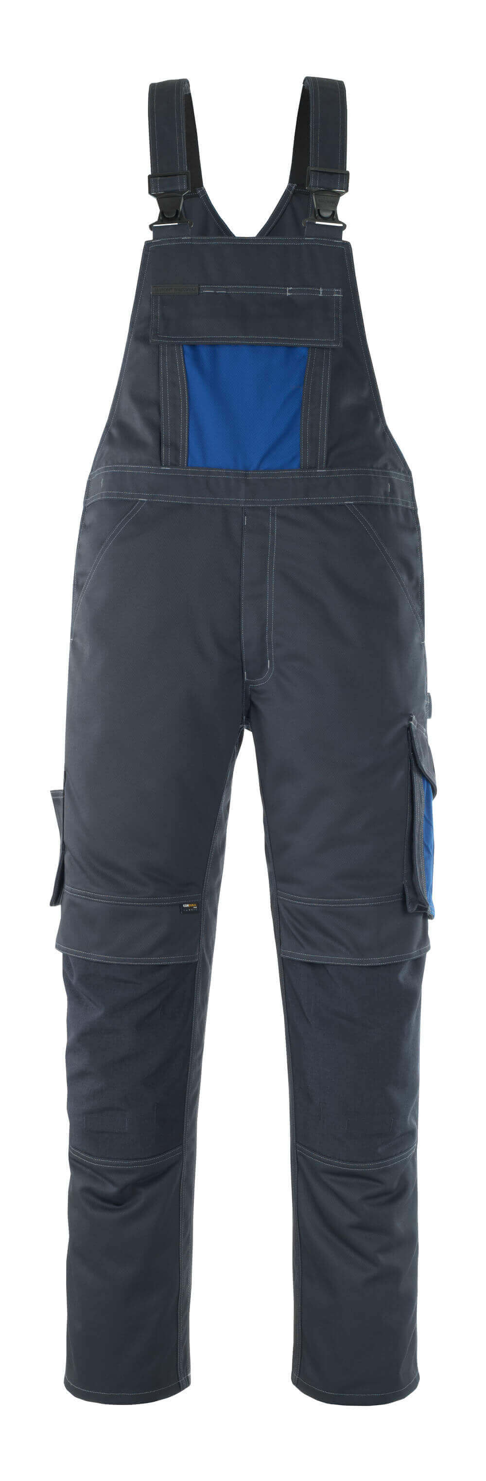 MASCOT® Leipzig Latzhose mit Knietaschen 12069-203 Schwarzblau/Kornblau