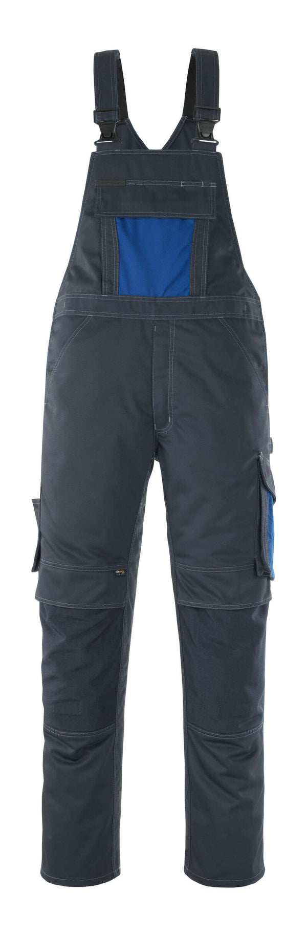 MASCOT® Leipzig Latzhose mit Knietaschen 12069-203 Schwarzblau/Kornblau