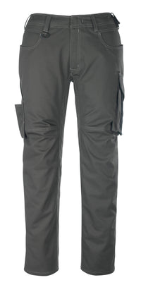 MASCOT® Dortmund Hose mit Schenkeltaschen 12079-203 Dunkelanthrazit/Schwarz