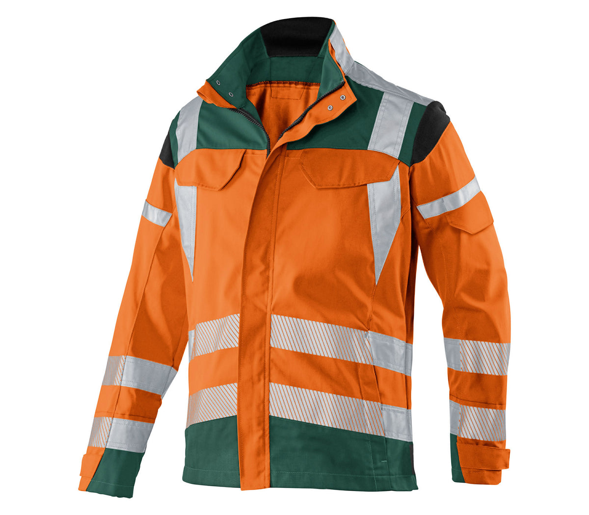 KÜBLER REFLECTIQ Jacke PSA 2 1207 8340 warnorange/moosgrün