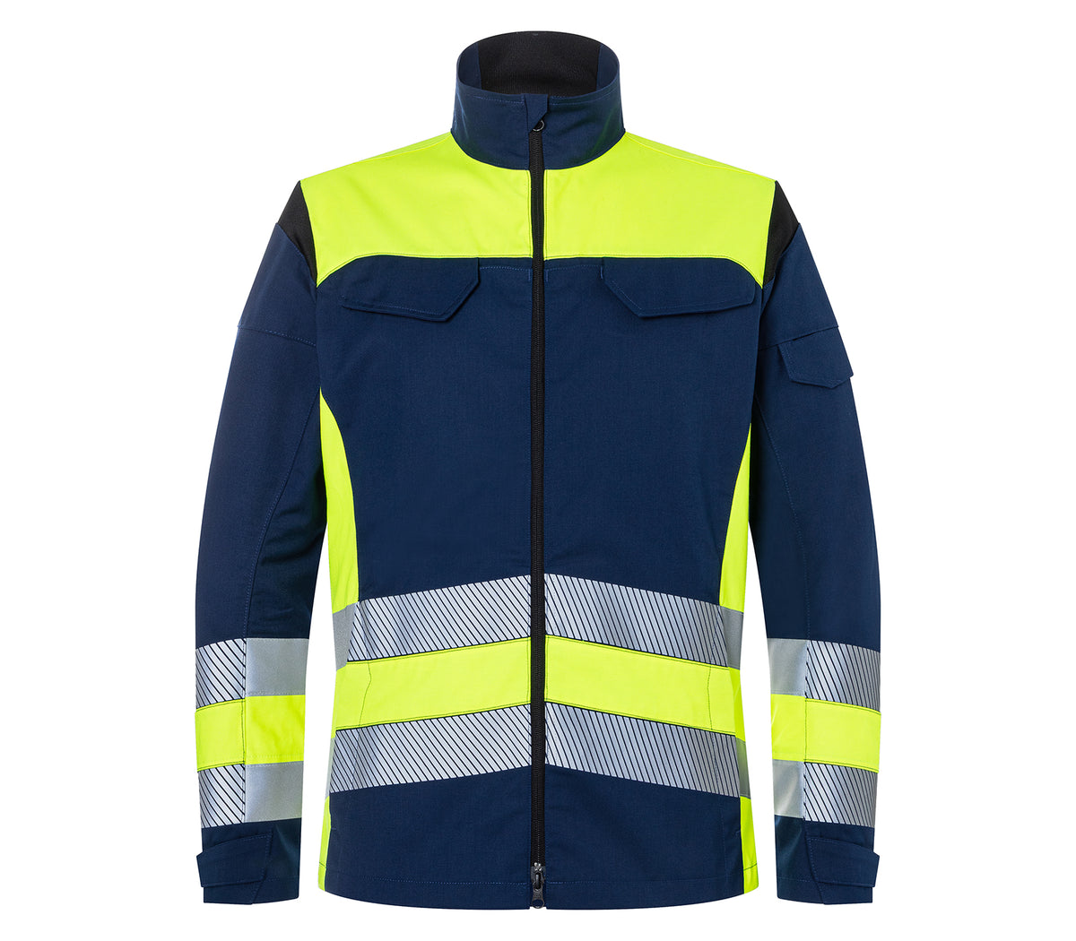 KÜBLER REFLECTIQ Jacke Klasse 1 1208 8340 warngelb/dunkelblau