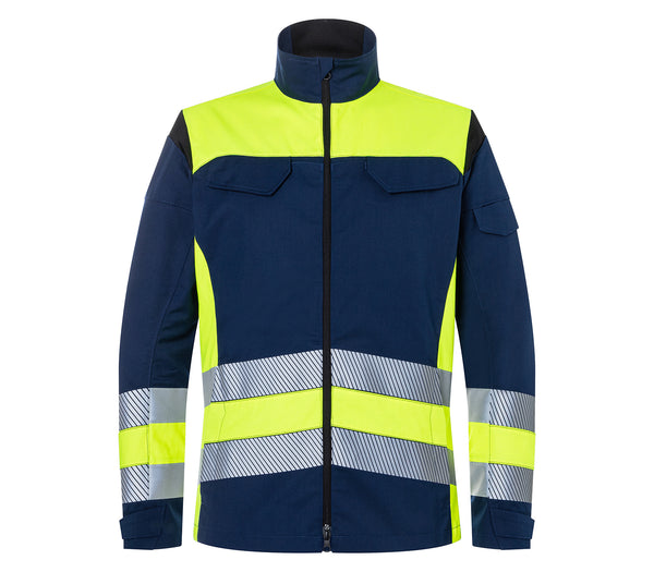 KÜBLER REFLECTIQ Jacke Klasse 1 1208 8340 warngelb/dunkelblau
