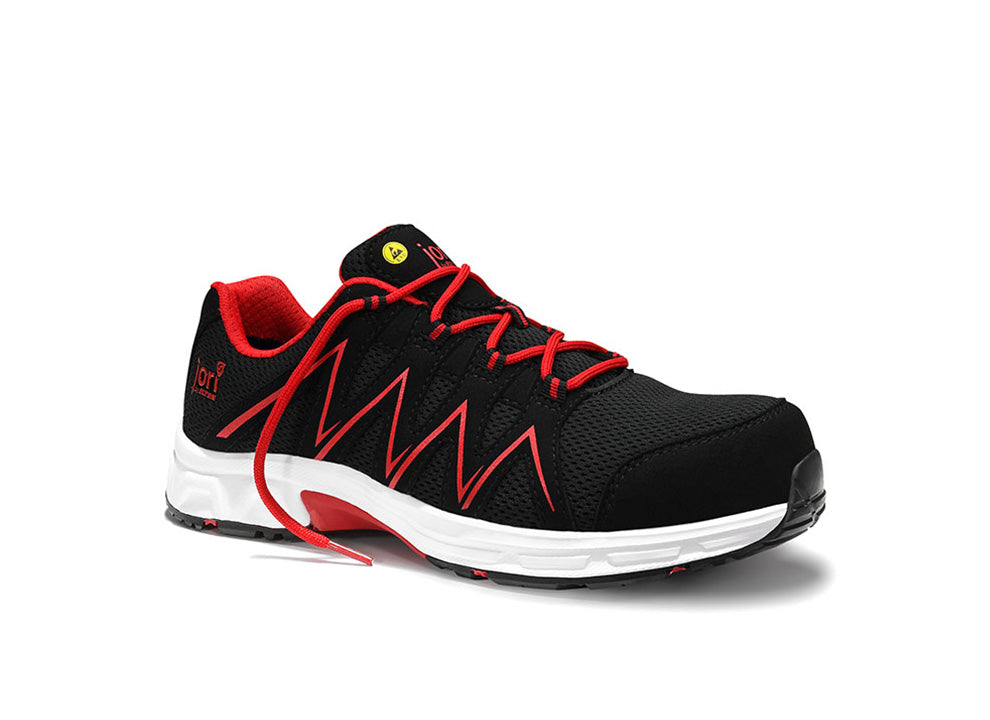 ELTEN jo_SPEEDY black-red Low ESD S1PS – Sicherheitshalbschuh