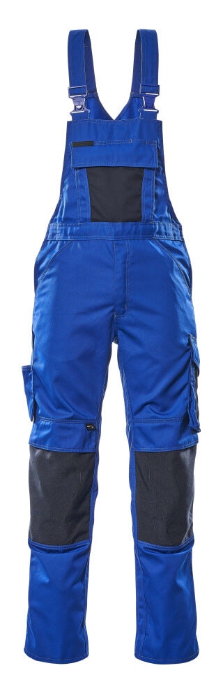 MASCOT® Augsburg Latzhose mit Knietaschen 12169-442 Kornblau/Schwarzblau