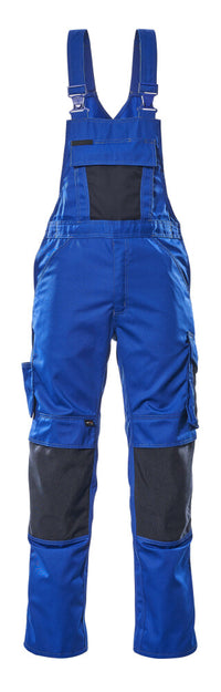 MASCOT® Augsburg Latzhose mit Knietaschen 12169-442 Kornblau/Schwarzblau