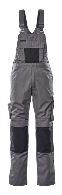 MASCOT® Augsburg Latzhose mit Knietaschen 12169-442 Anthrazit/Schwarz