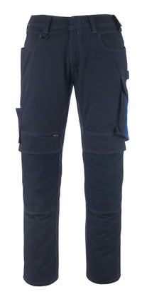 MASCOT® Erlangen Hose mit Knietaschen 12179-203 Schwarzblau/Kornblau