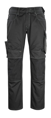 MASCOT® Erlangen Hose mit Knietaschen 12179-203 Schwarz/Dunkelanthrazit