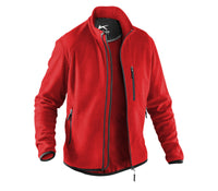 Fleecejacke 1242 5369 mittelrot