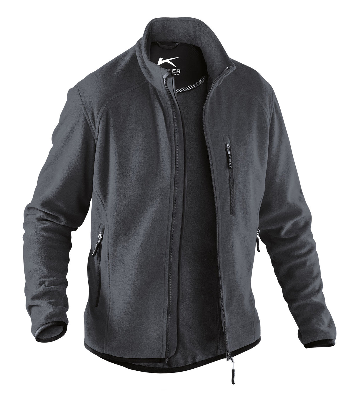 Fleecejacke 1242 5369 anthrazit