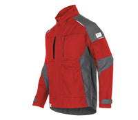 KÜBLER ACTIVIQ cotton+ Jacke 1250 3421 mittelrot/anthrazit