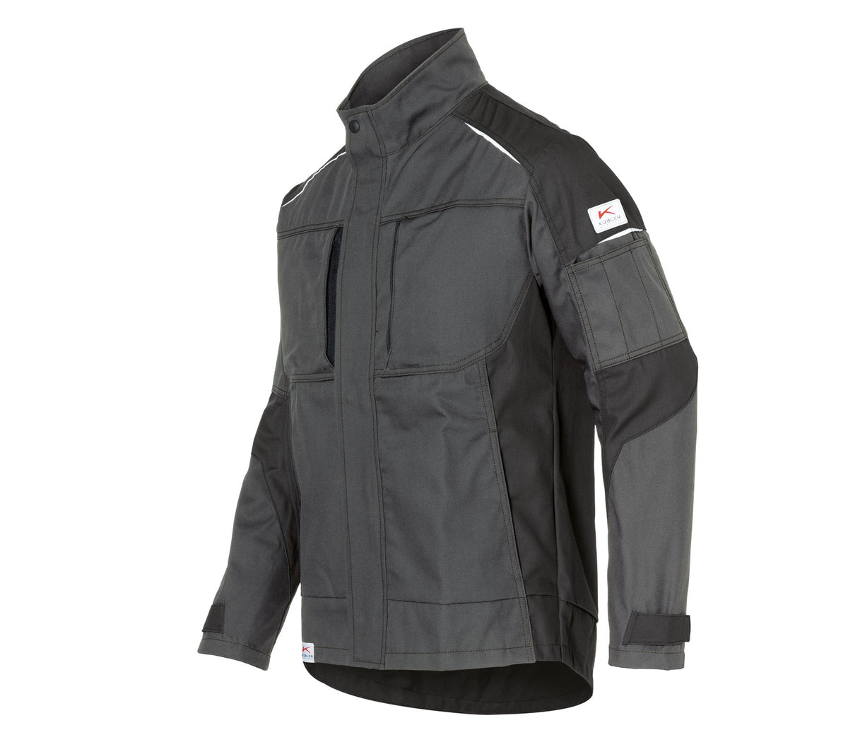 KÜBLER ACTIVIQ cotton+ Jacke 1250 3421 anthrazit/schwarz