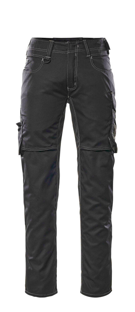 MASCOT® Oldenburg Hose mit Schenkeltaschen 12579-442 Schwarz/Dunkelanthrazit