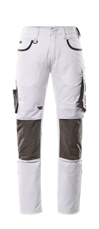 MASCOT® Lemberg Hose mit Knietaschen 13079-230 Weiß/Dunkelanthrazit