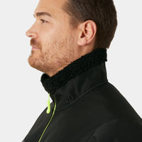 Oxford Winter Softshell Jacket Black (999) – Detailansicht