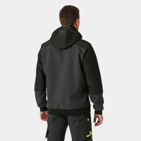 Oxford Winter Softshell Jacket Black (999) – Am Körper