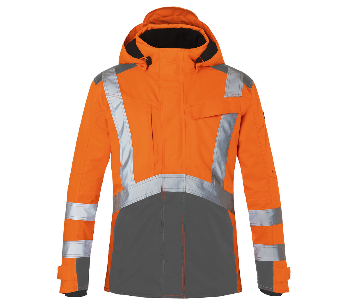 KÜBLER REFLECTIQ Hardshelljacke PSA 2 1327 8231 warnorange/anthrazit