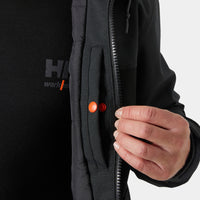 Oxford Winter Jacket Black – Detailansicht