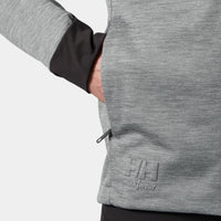Tech Midlayer Grey Melange – Detailansicht
