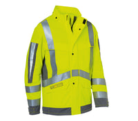 KÜBLER PROTECTIQ HIGH VIS Wetterjacke ARC2 PSA 3 1395 8430 warngelb/anthrazit