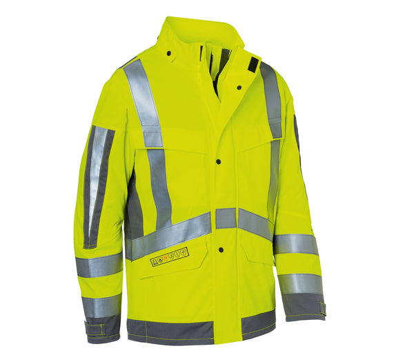 KÜBLER PROTECTIQ HIGH VIS Wetterjacke ARC2 PSA 3 1395 8430 warngelb/anthrazit
