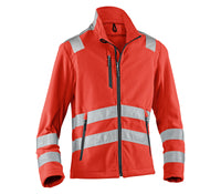KÜBLER REFLECTIQ Fleecejacke PSA 2 1407 8339 warnrot
