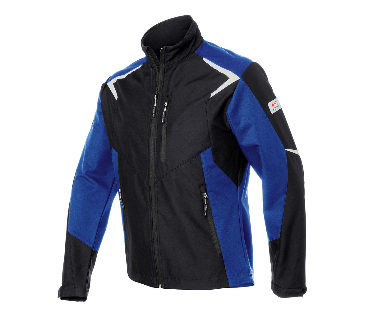 KÜBLER BODYFORCE Softshell Jacke 1425 5375 schwarz/kbl.blau