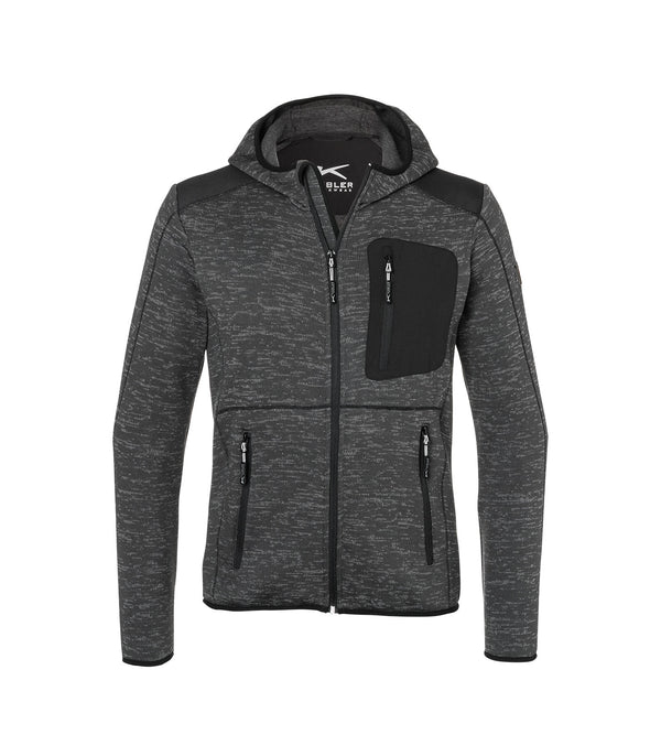 Strickjacke Light 1441 6335 anthrazit/schwarz