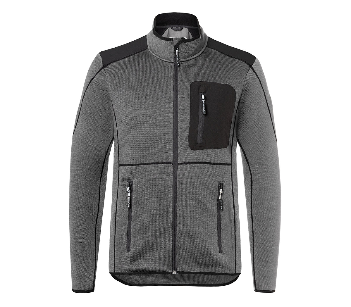 Strickjacke 1443 6339 anthrazit/schwarz